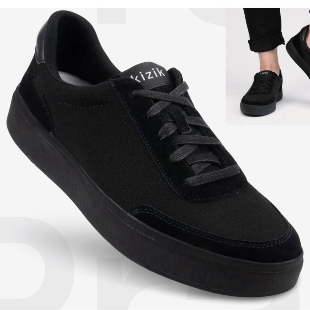 Kizik men’s Prague Black Outsole (Size: 8 Wide)